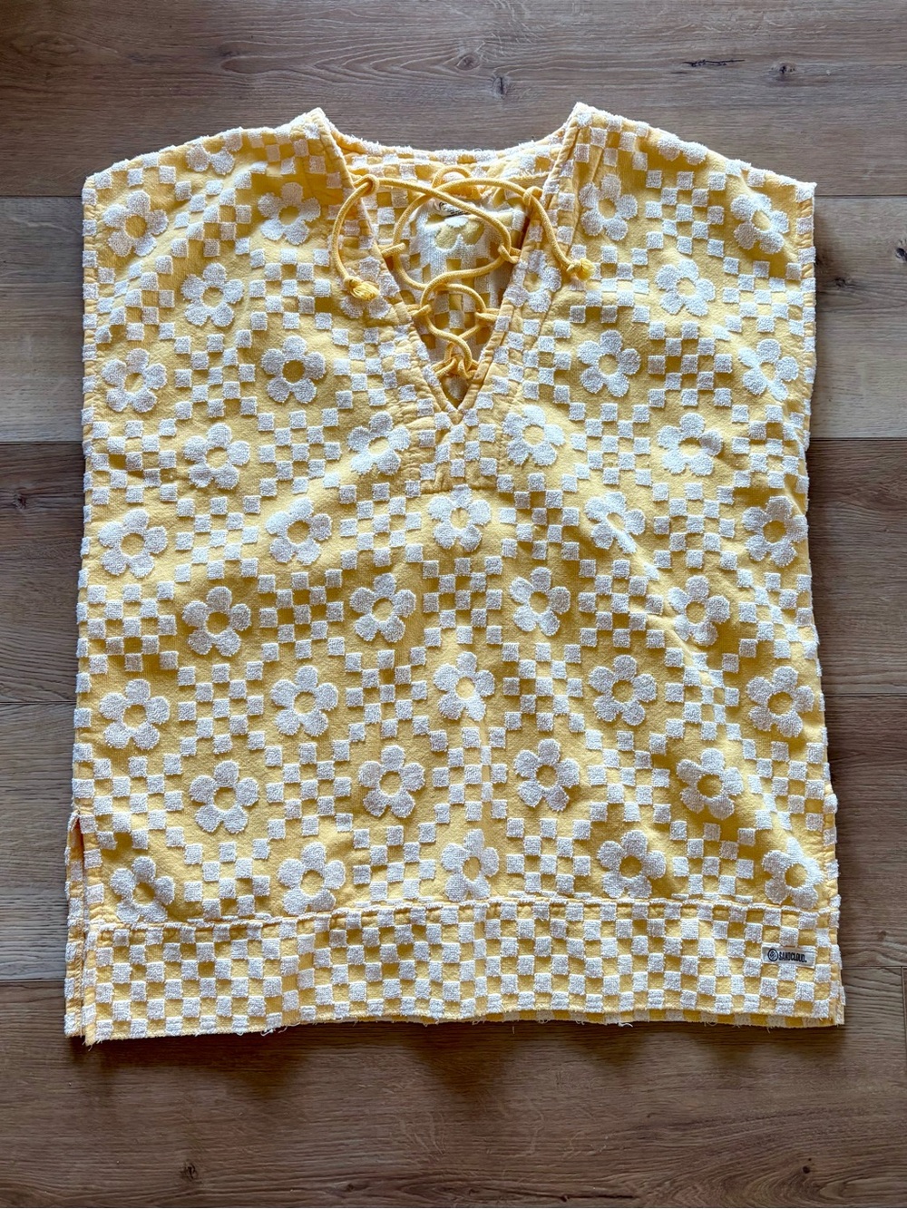 sand cloud NWOT floral check cover up